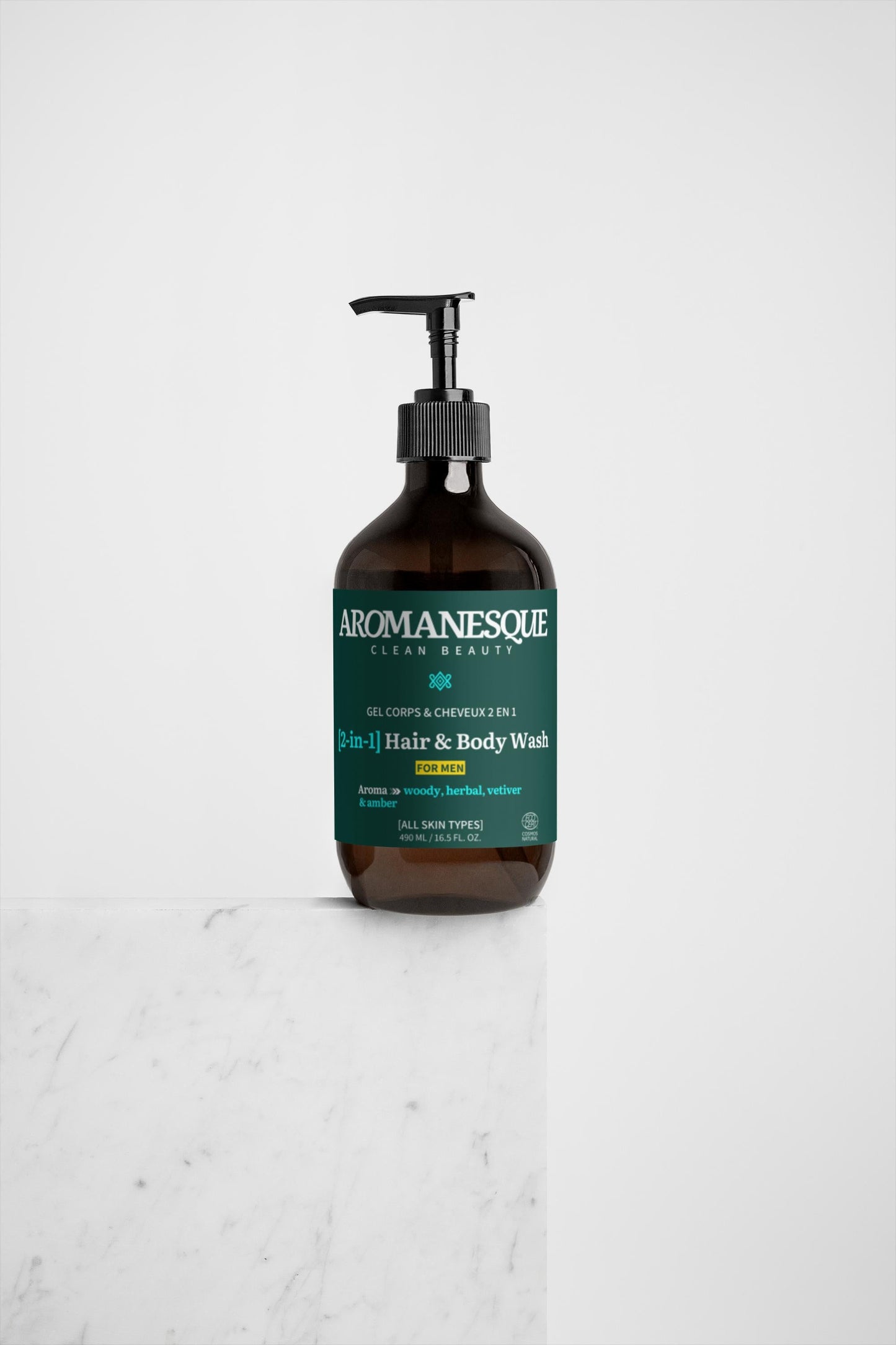 Premium [2-in-1] Hair & Body Wash For Men