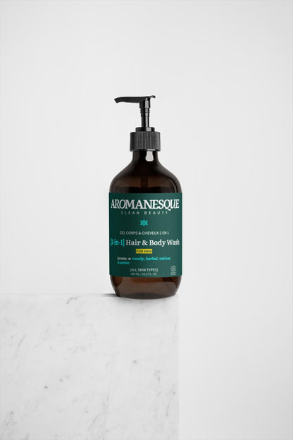 Premium [2-in-1] Hair & Body Wash For Men