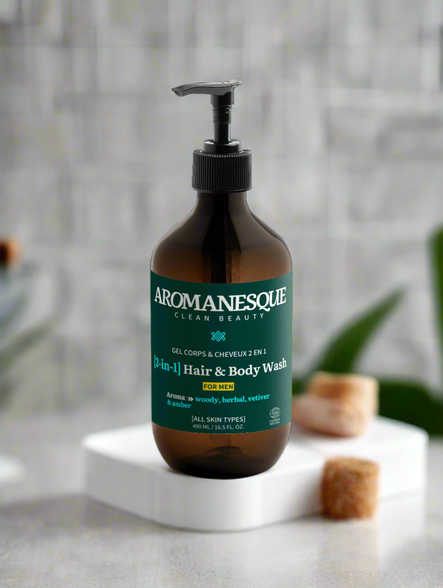 Premium [2-in-1] Hair & Body Wash For Men