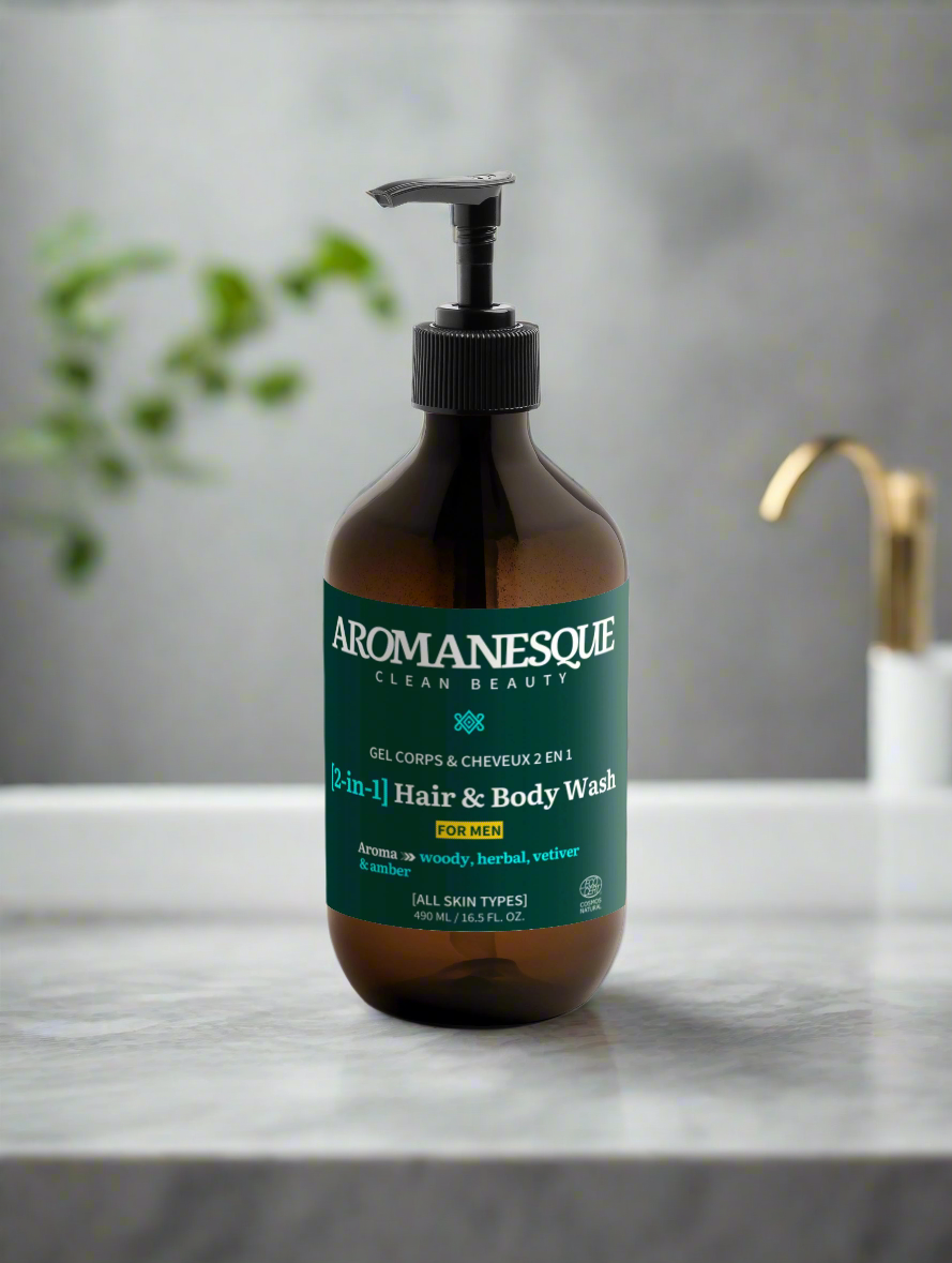 Premium [2-in-1] Hair & Body Wash For Men