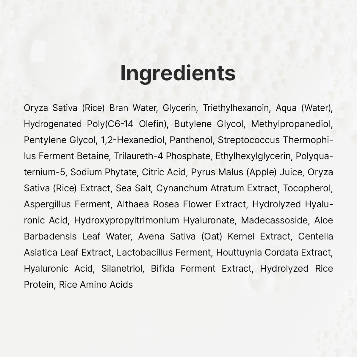 Rice Extract Relief Cream Mist