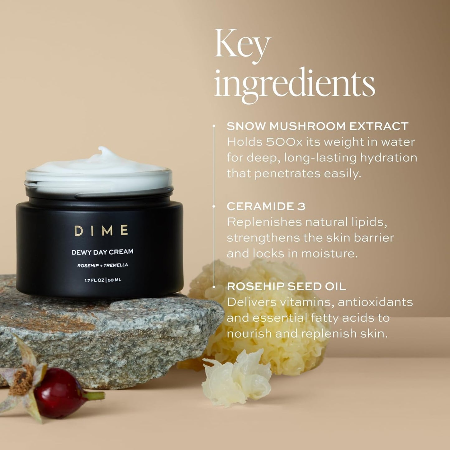 Ceramide & Rosehip Dewy Day Cream