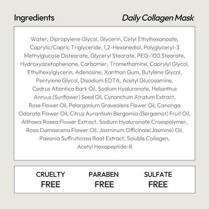 Firming Collagen Peptide Face Mask